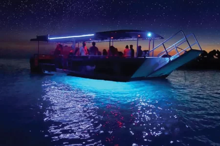 night cruise at aqua safari in ghana