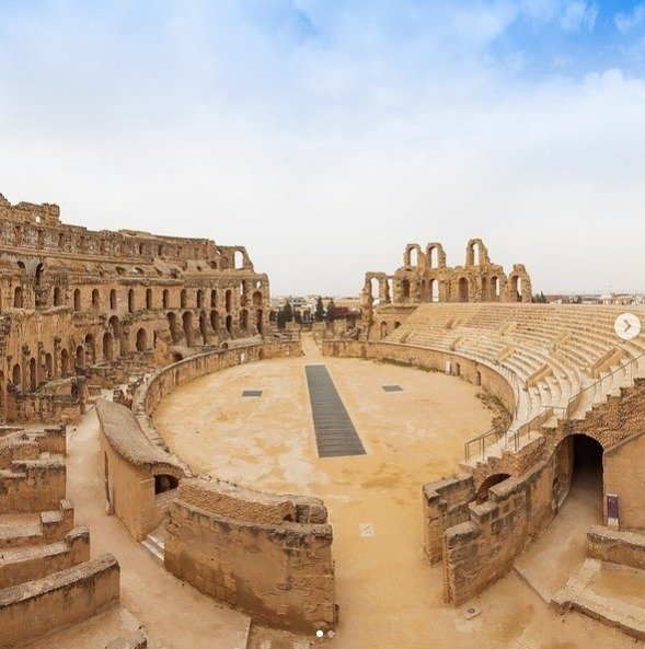 Amphitheater of El Jem, Tunisia