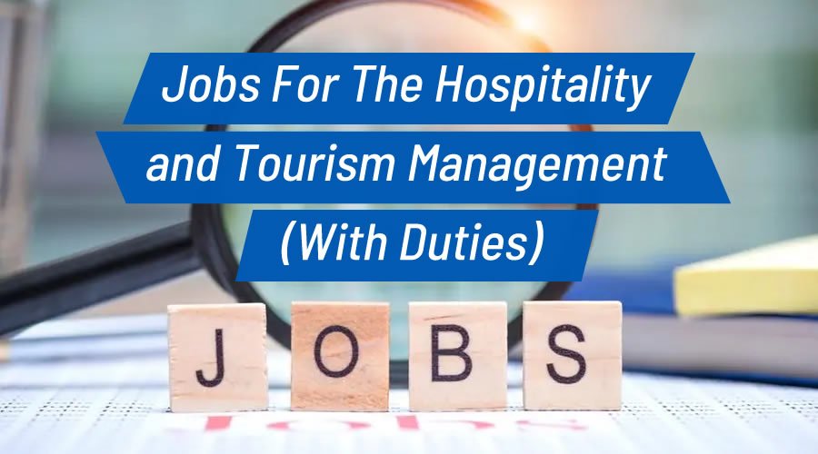 tourism and hospitality management job opportunities