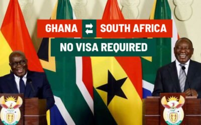 Ghana and South Africa agree on visa-free entry to both countries