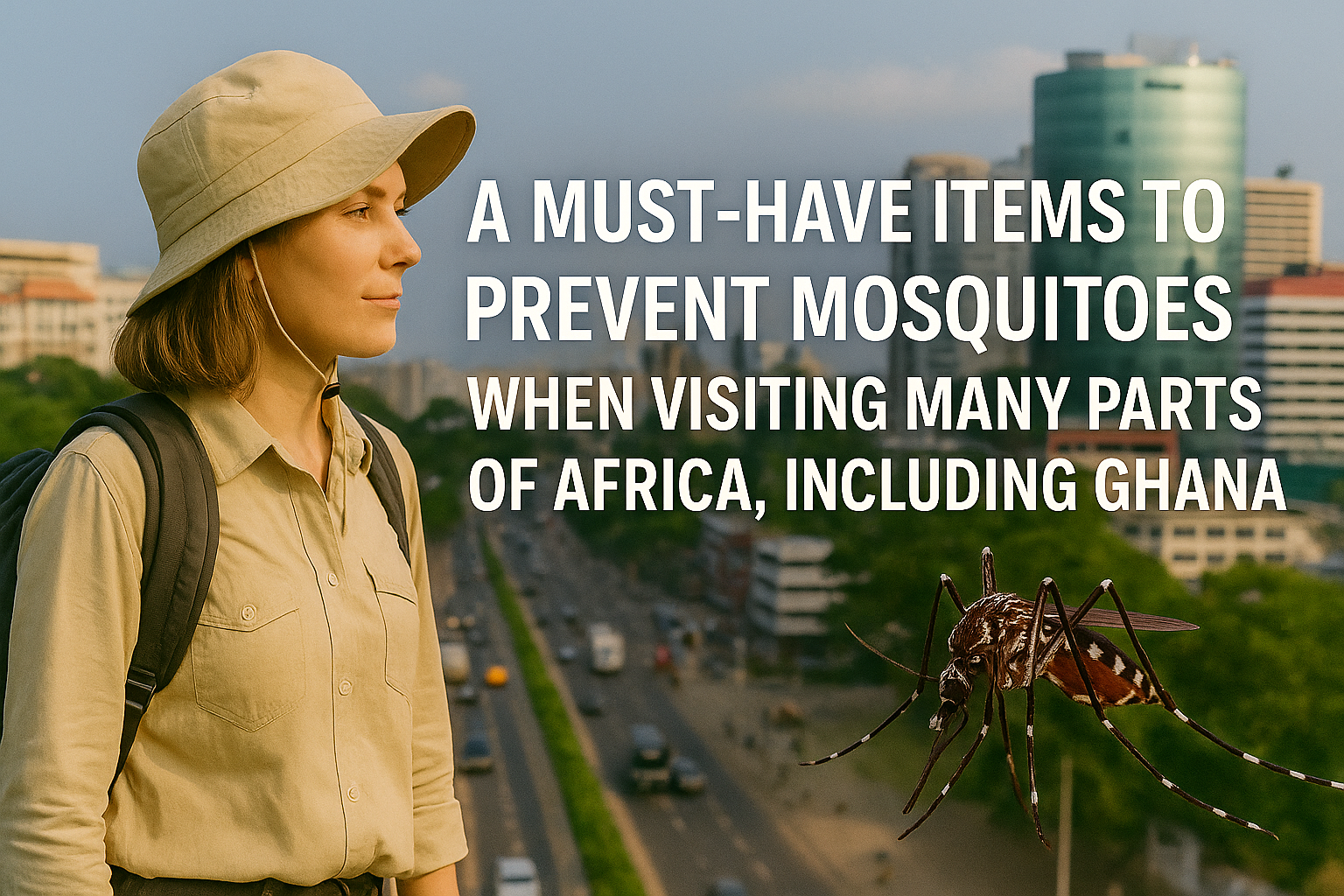 A Must-Have Items to Prevent Mosquitoes When Visiting Many Parts of Africa, Including Ghana